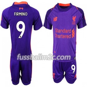 Fußballtrikots Liverpool FIRMINO 9 Kinder Auswärts Trikotsatz 2018-2019